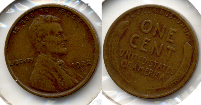 1922-D Lincoln Cent VF-20