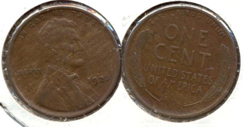 1923-S Lincoln Cent EF-40 b