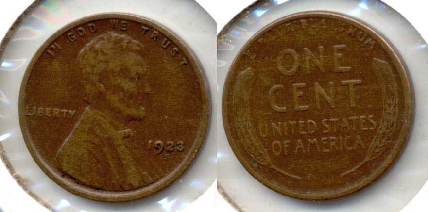 1923-S Lincoln Cent EF-40 e