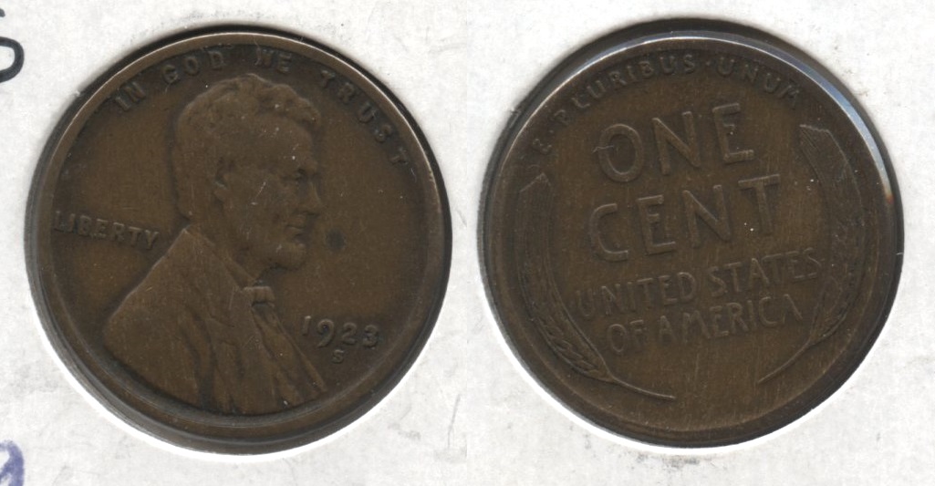 1923-S Lincoln Cent VF-20 #a