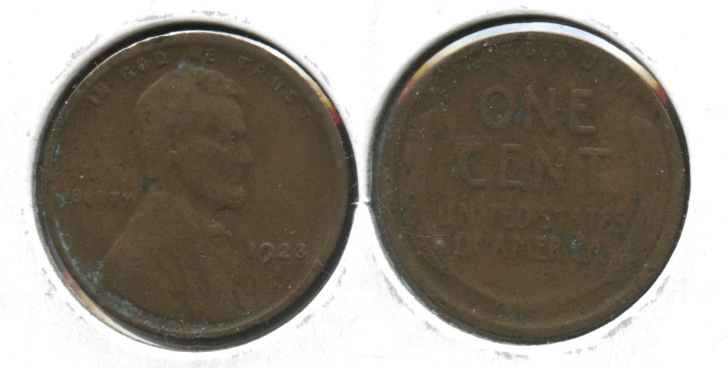 1923-S Lincoln Cent VG-8 Reverse Spots