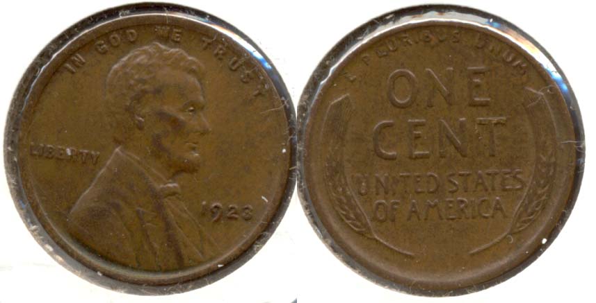 1923 Lincoln Cent AU-53 a