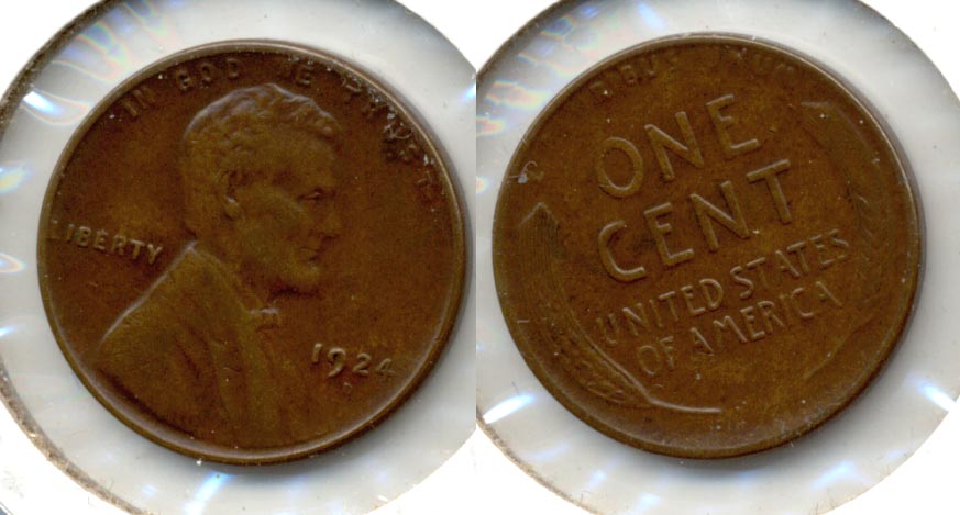1924-D Lincoln Cent EF-45