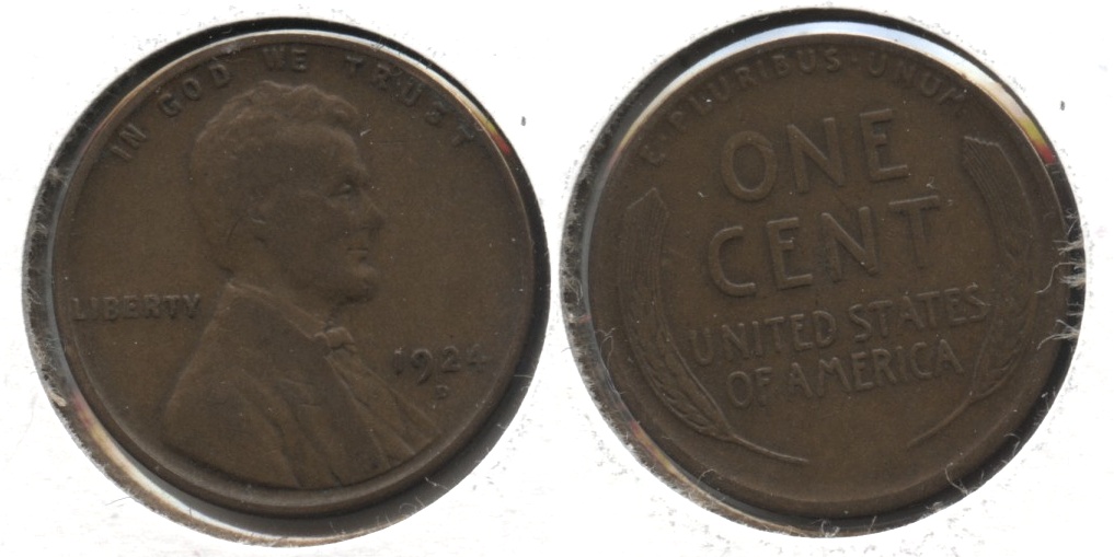1924-D Lincoln Cent Fine-12 #i