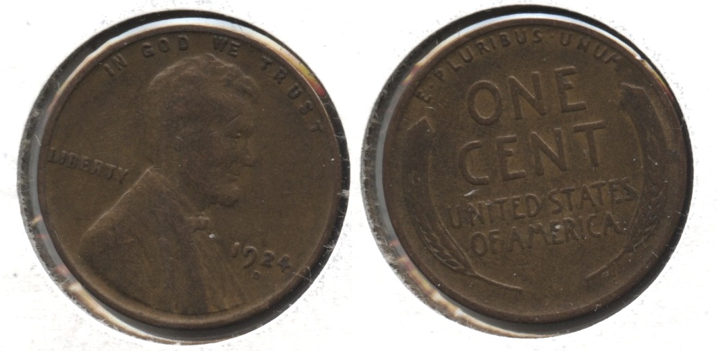 1924-D Lincoln Cent VF-20 #f