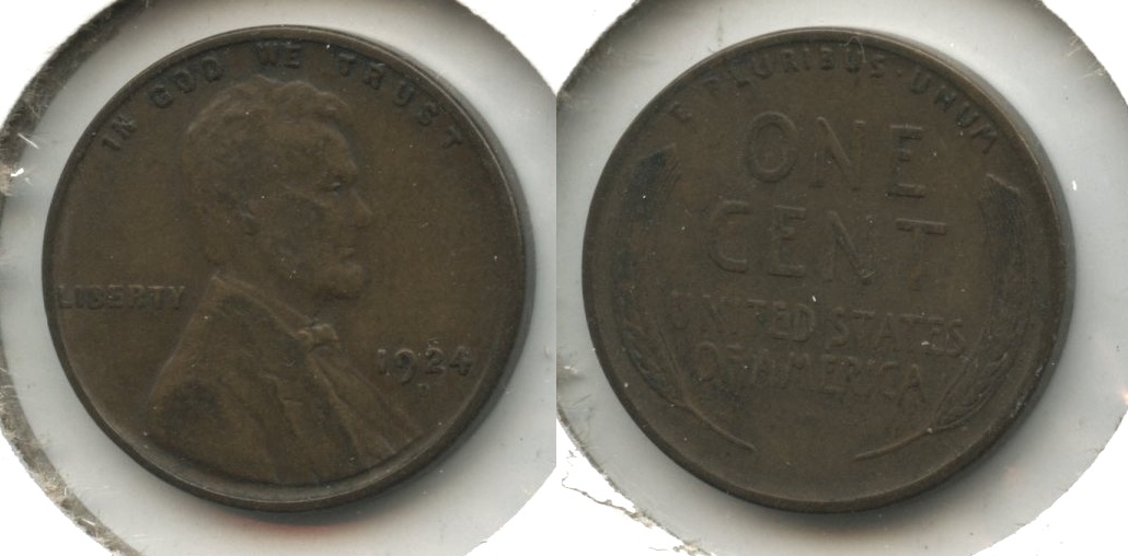 1924-D Lincoln Cent VF-20 #j