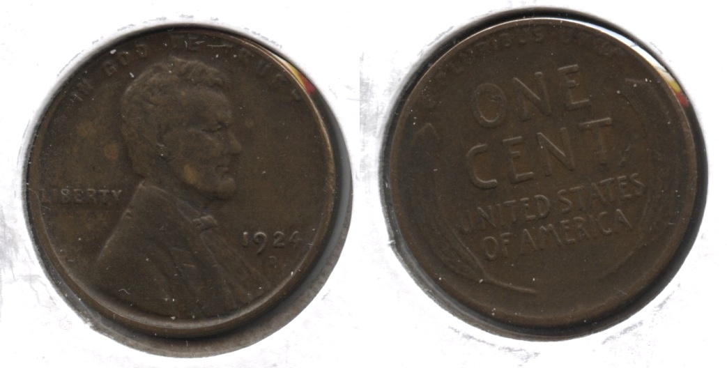 1924-D Lincoln Cent VG-8 #i