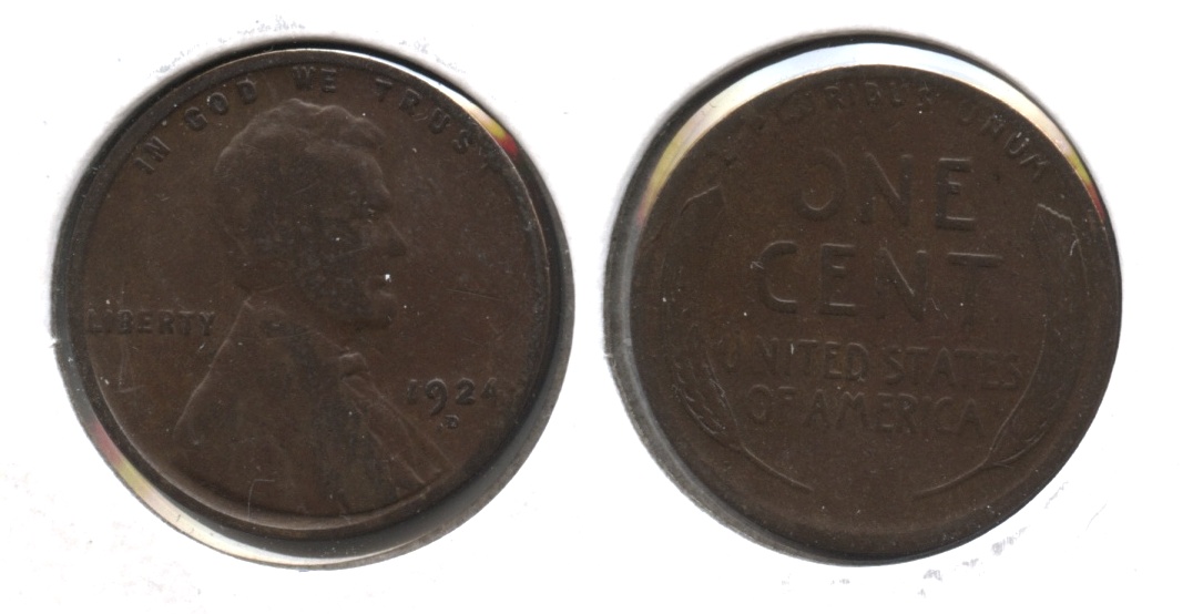 1924-D Lincoln Cent VG-8 #m