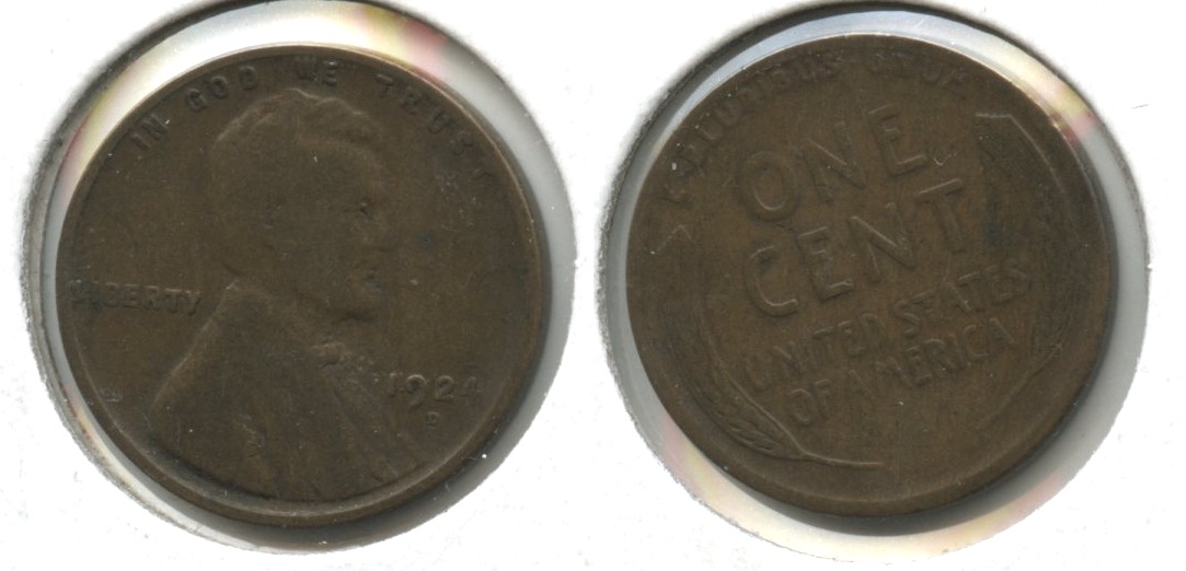 1924-D Lincoln Cent VG-8 #r