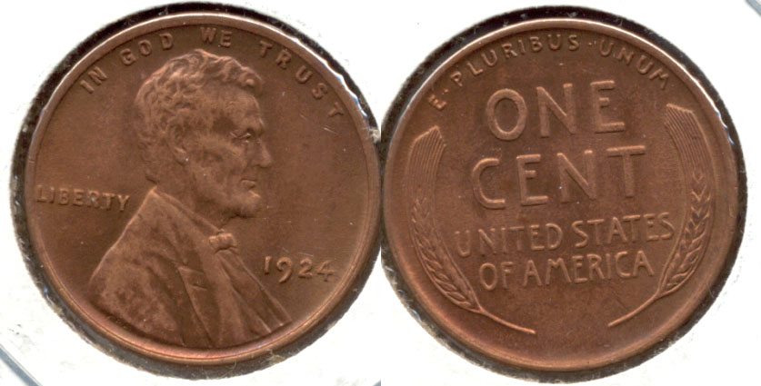 1924 Lincoln Cent AU-58