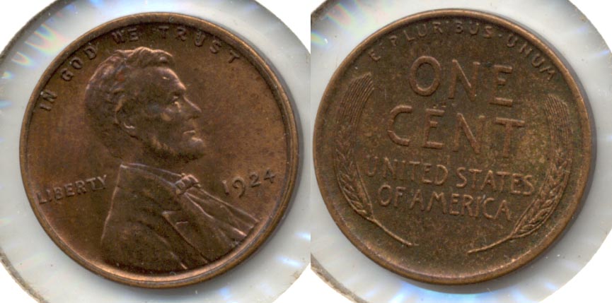 1924 Lincoln Cent AU-58 a