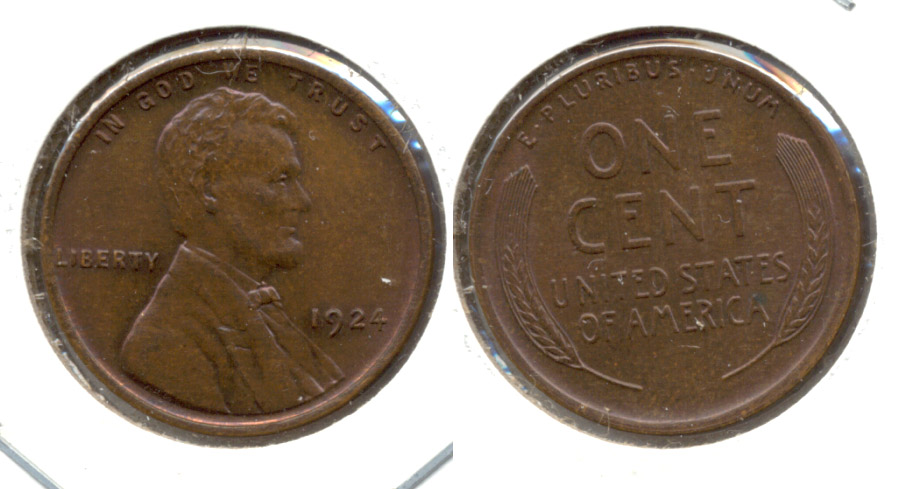1924 Lincoln Cent MS-63 Brown