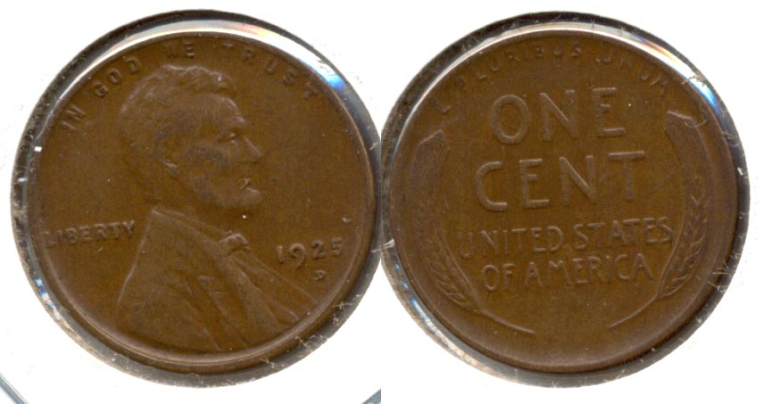 1925-D Lincoln Cent AU-50