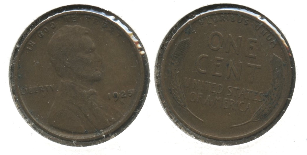 1925-S Lincoln Cent EF-40