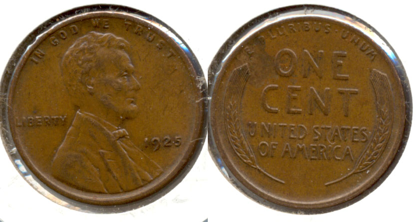 1925 Lincoln Cent AU-50 e