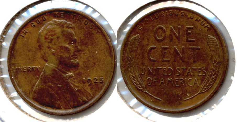 1925 Lincoln Cent AU-50 g