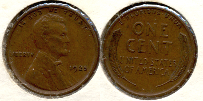 1925 Lincoln Cent AU-50 i