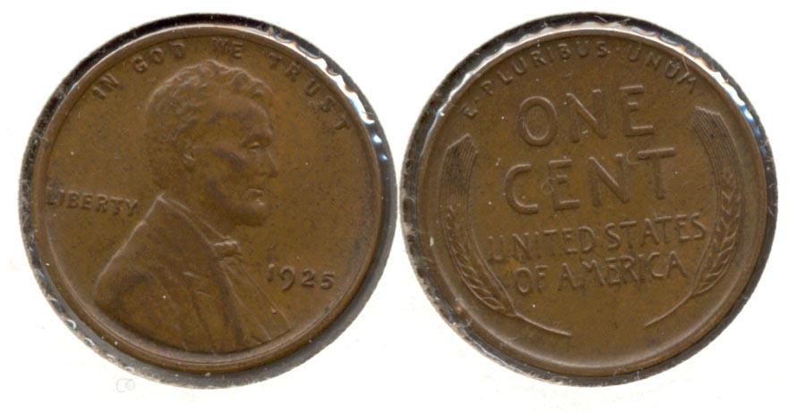1925 Lincoln Cent AU-55 d