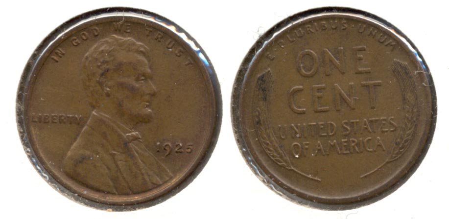 1925 Lincoln Cent AU-55 e