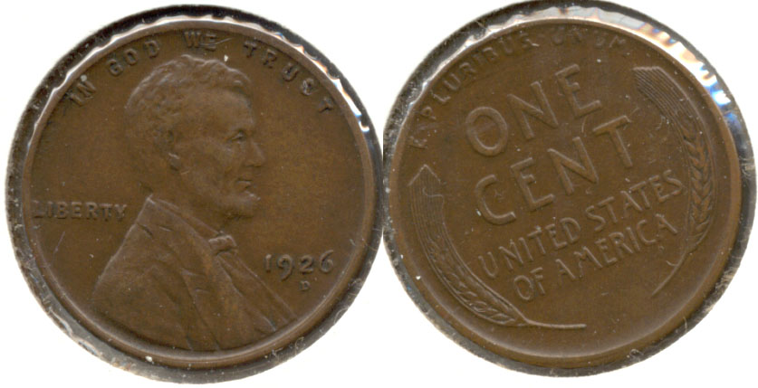 1926-D Lincoln Cent AU-53