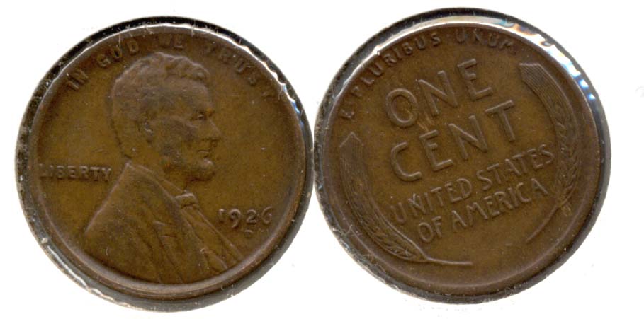 1926-D Lincoln Cent EF-40 f