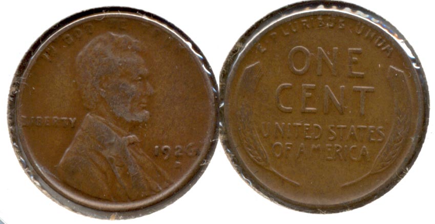 1926-D Lincoln Cent EF-45 a