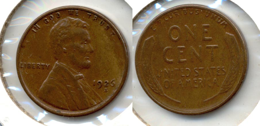 1926-S Lincoln Cent AU-50 e