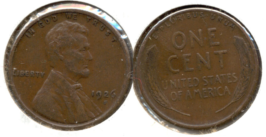 1926-S Lincoln Cent EF-40 a