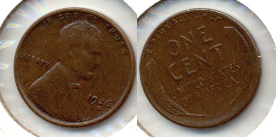 1926-S Lincoln Cent EF-40 h