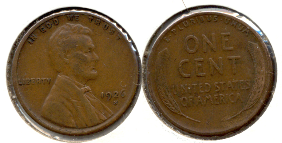 1926-S Lincoln Cent EF-40 o