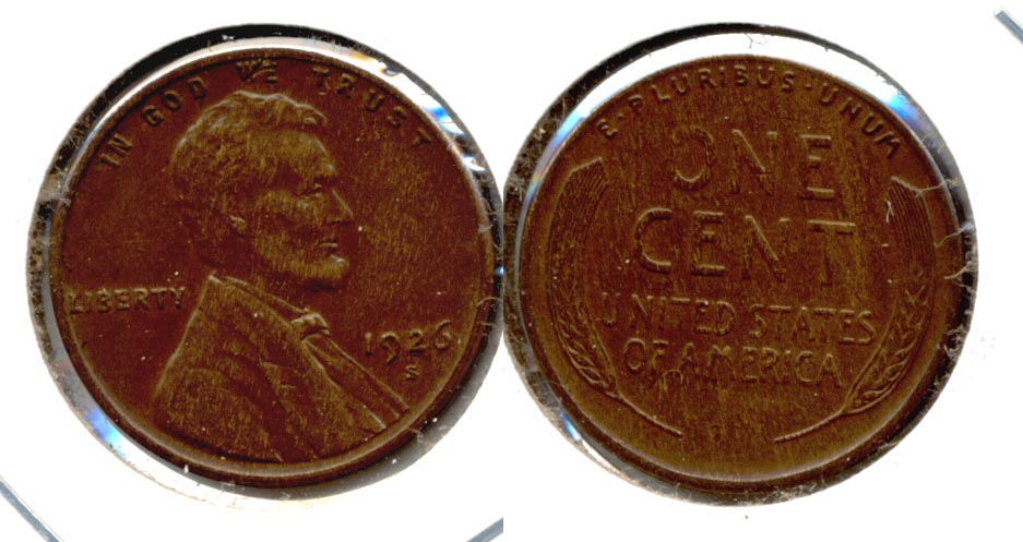 1926-S Lincoln Cent EF-45 a