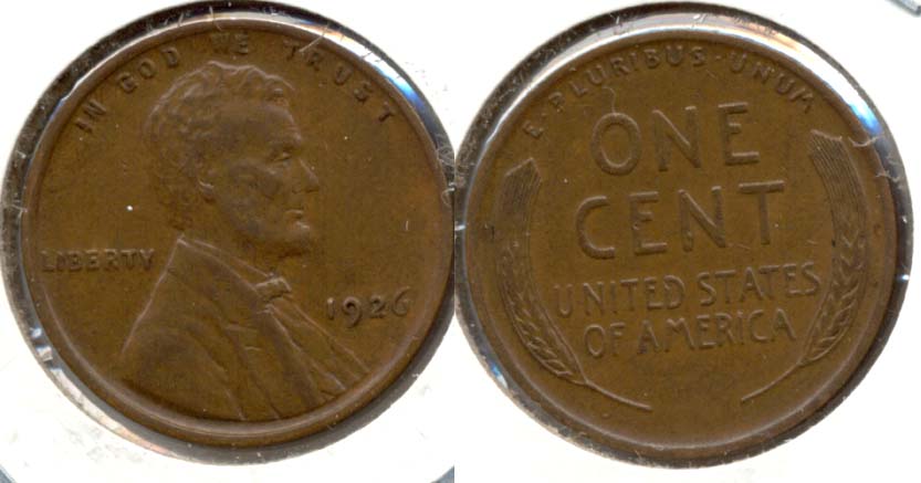 1926 Lincoln Cent AU-50 e