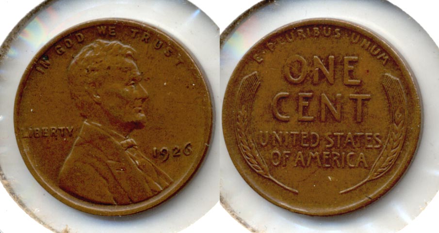 1926 Lincoln Cent AU-50 k