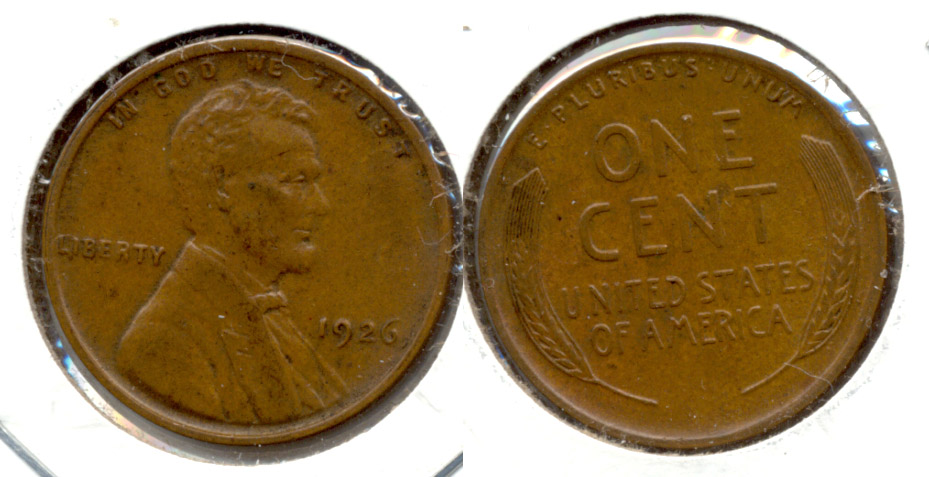 1926 Lincoln Cent AU-50 l