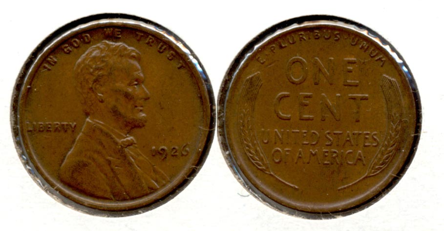 1926 Lincoln Cent AU-55 b