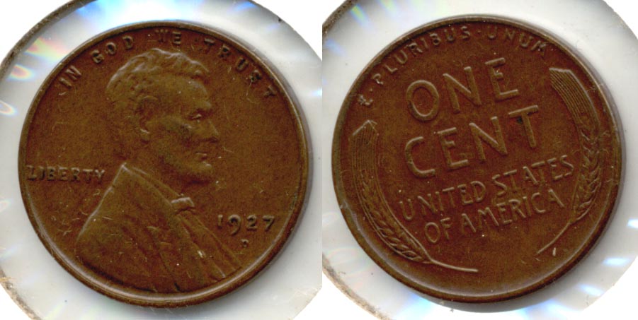 1927-D Lincoln Cent AU-50 e