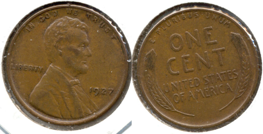 1927 Lincoln Cent AU-55 b
