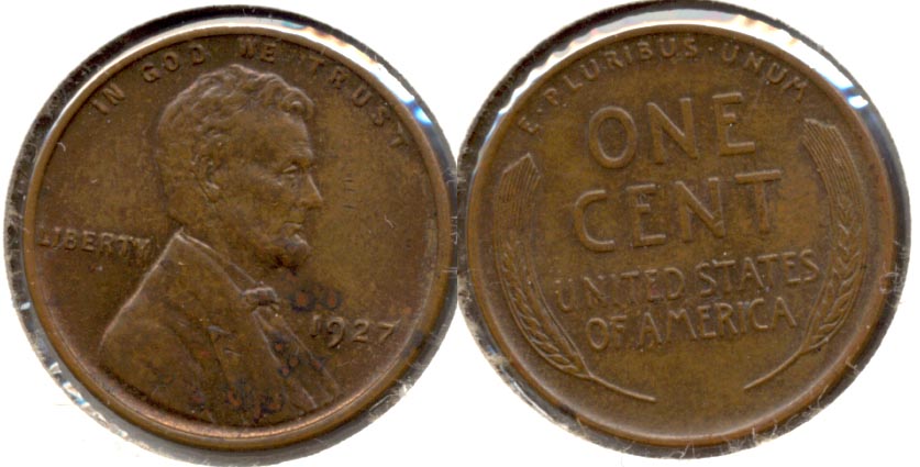1927 Lincoln Cent AU-55 c