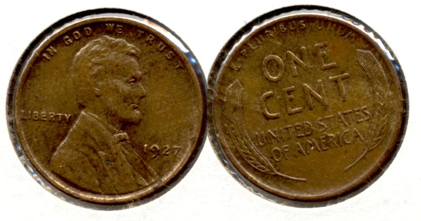 1927 Lincoln Cent AU-55 g