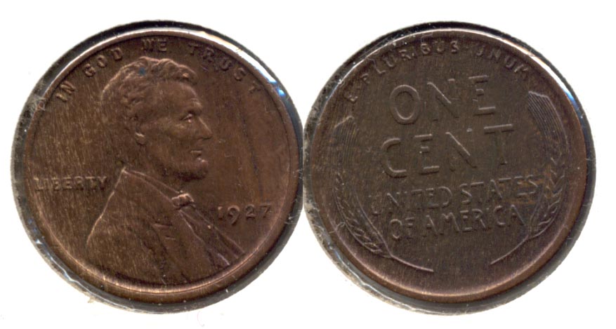 1927 Lincoln Cent MS-60 Brown