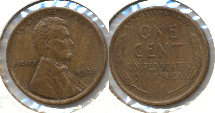 1928 Lincoln Cent MS-63 Brown