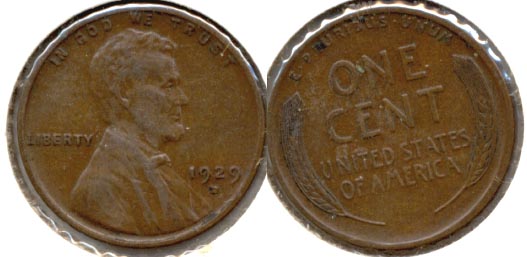 1929-D Lincoln Cent AU-50