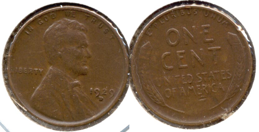 1929-D Lincoln Cent EF-40 c