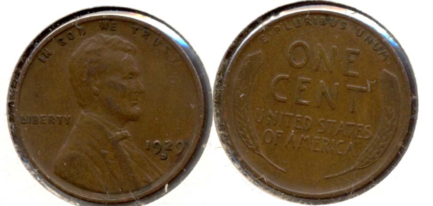 1929-D Lincoln Cent EF-40 k