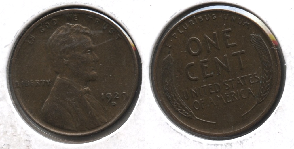1929-D Lincoln Cent MS-60 Brown