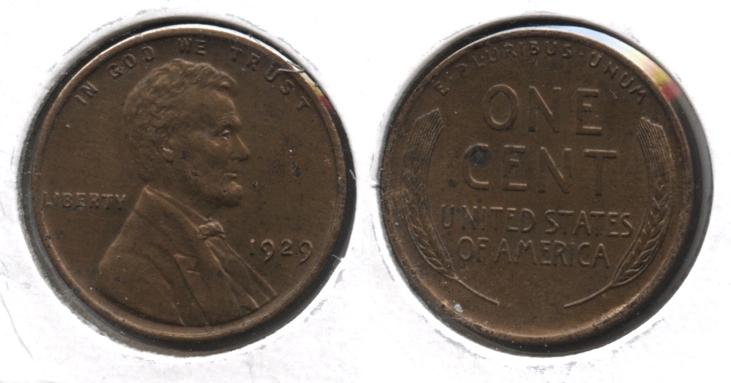 1929 Lincoln Cent MS-60 Brown #a