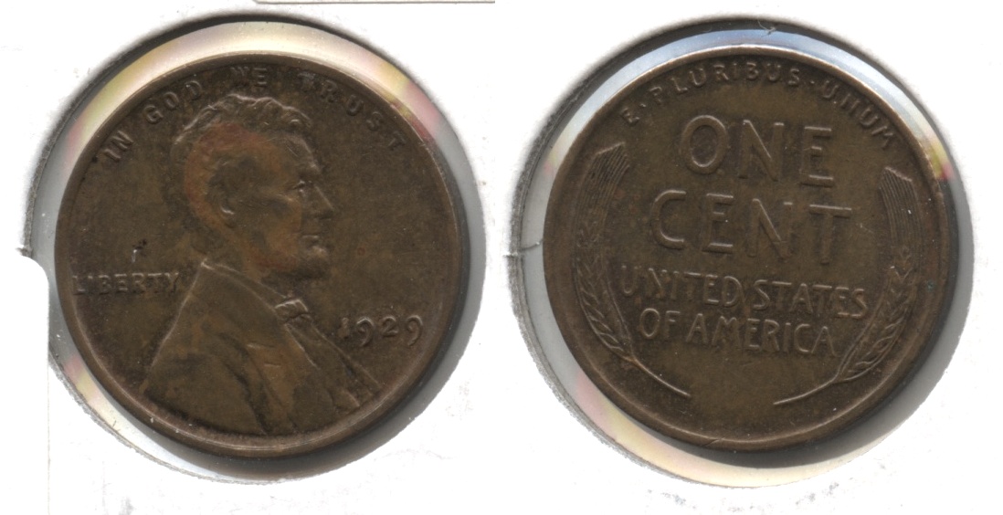 1929 Lincoln Cent MS-60 Brown #b