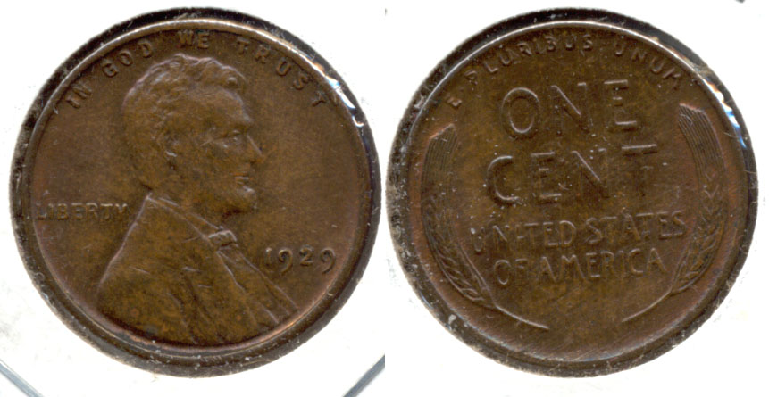 1929 Lincoln Cent MS-63 Brown