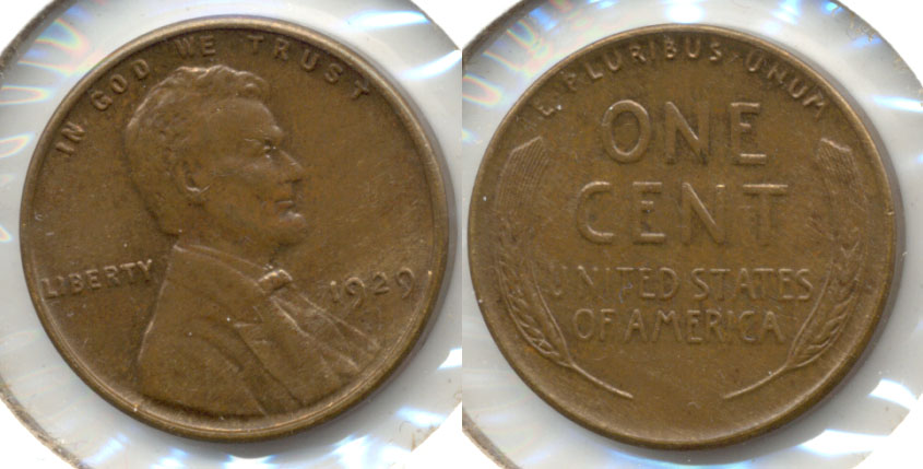 1929 Lincoln Cent MS-63 Brown a
