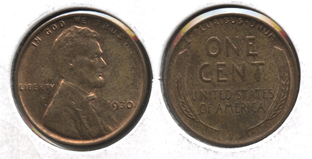 1930 Lincoln Cent MS-60 Brown
